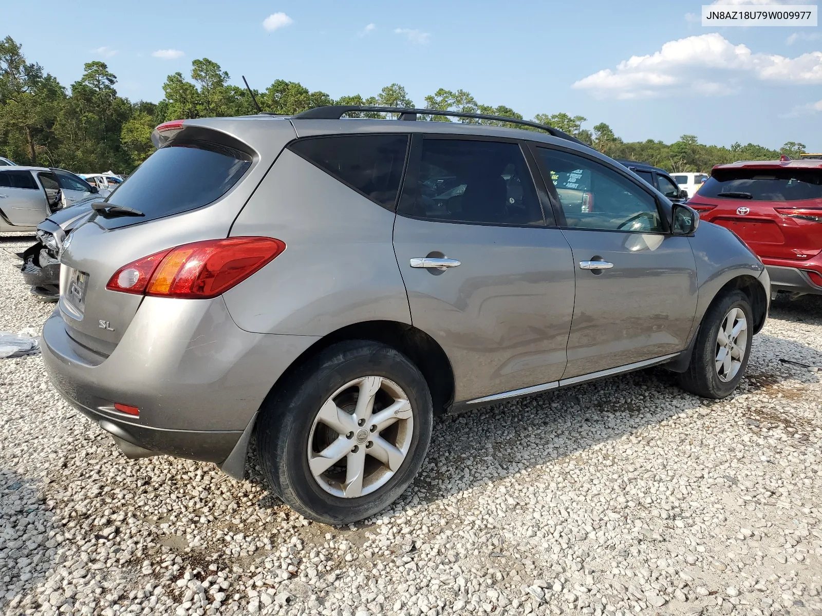 2009 Nissan Murano S VIN: JN8AZ18U79W009977 Lot: 66220324