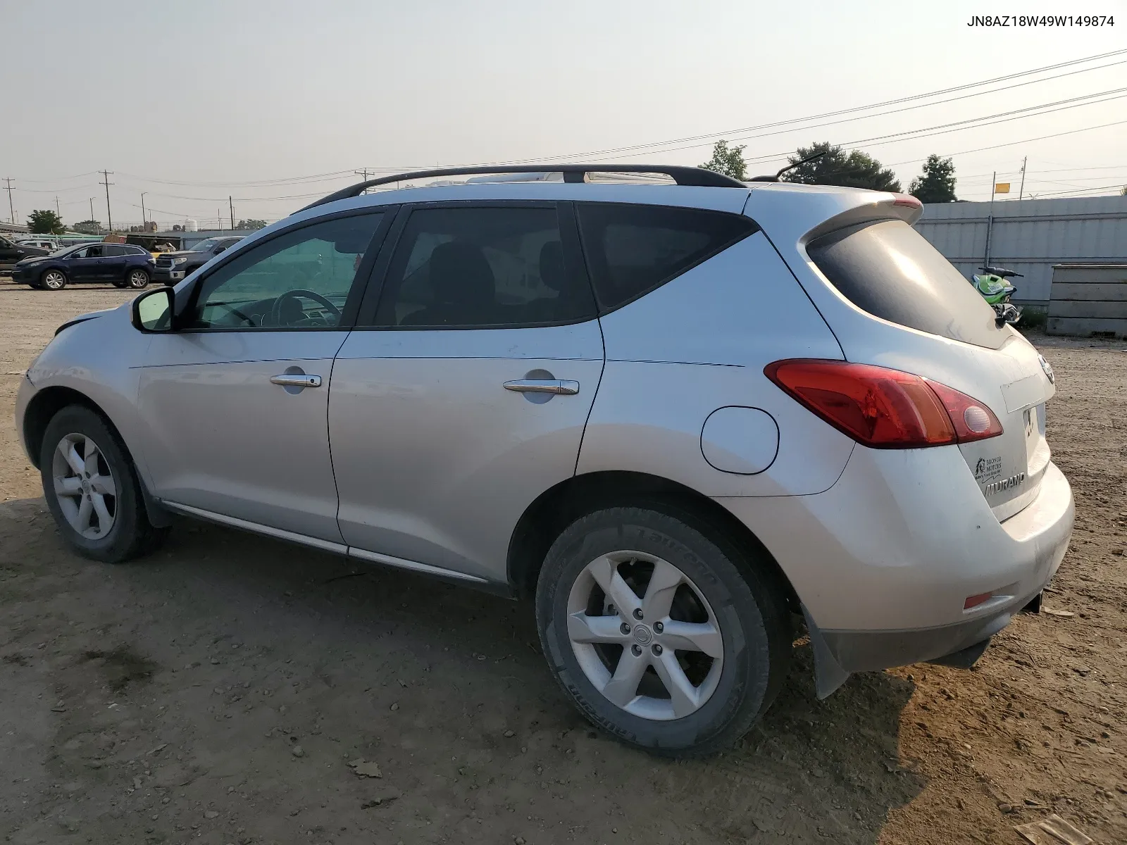 2009 Nissan Murano S VIN: JN8AZ18W49W149874 Lot: 66997814