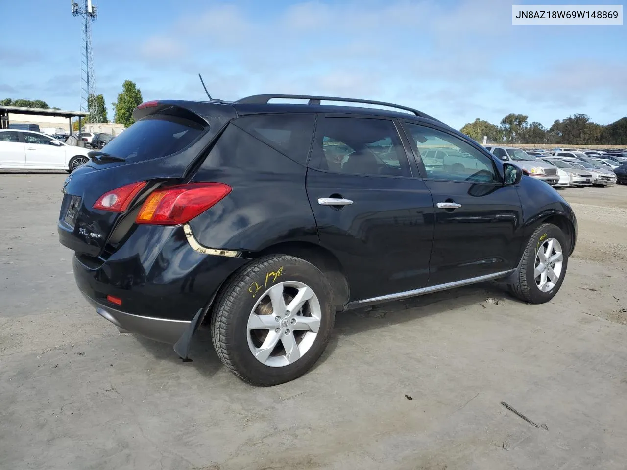 2009 Nissan Murano S VIN: JN8AZ18W69W148869 Lot: 67026454