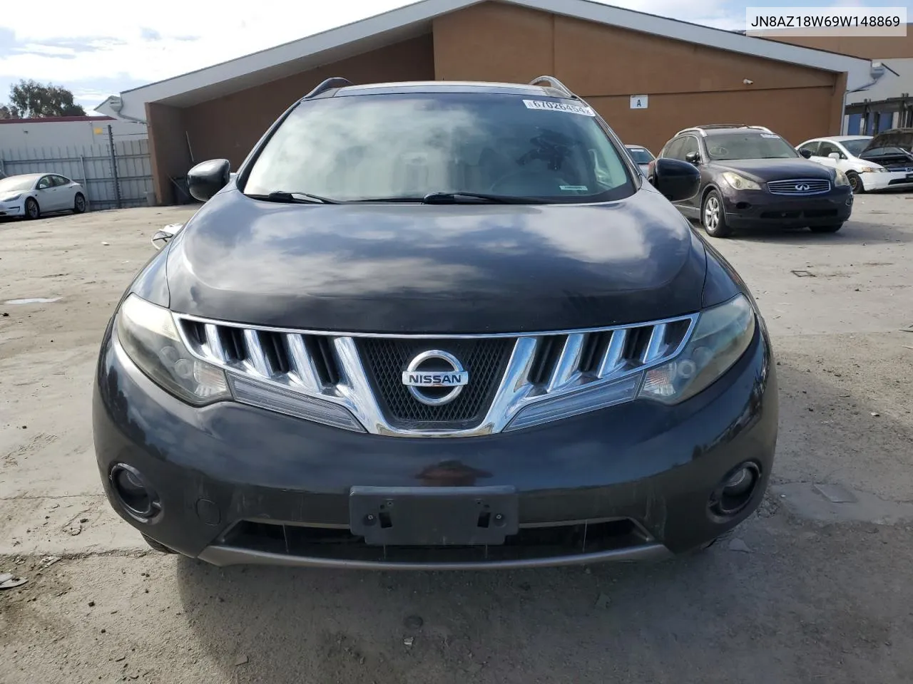 2009 Nissan Murano S VIN: JN8AZ18W69W148869 Lot: 67026454