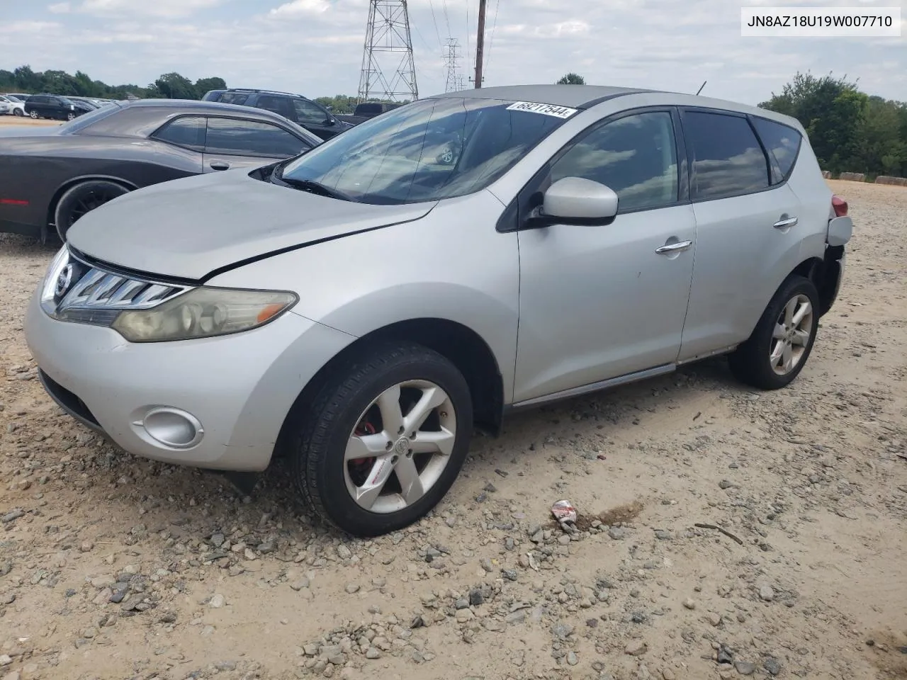 2009 Nissan Murano S VIN: JN8AZ18U19W007710 Lot: 68217544