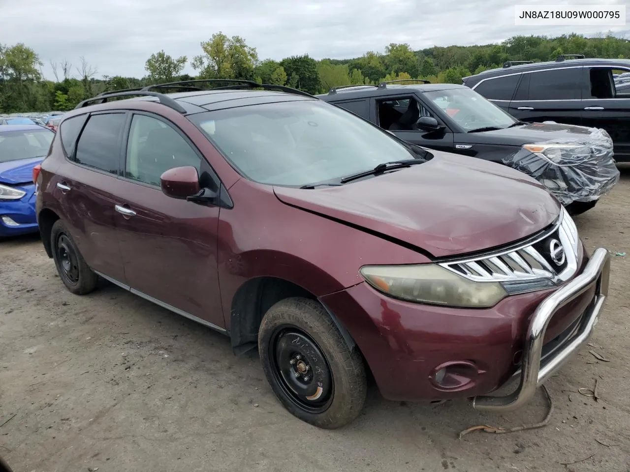 2009 Nissan Murano S VIN: JN8AZ18U09W000795 Lot: 68977574