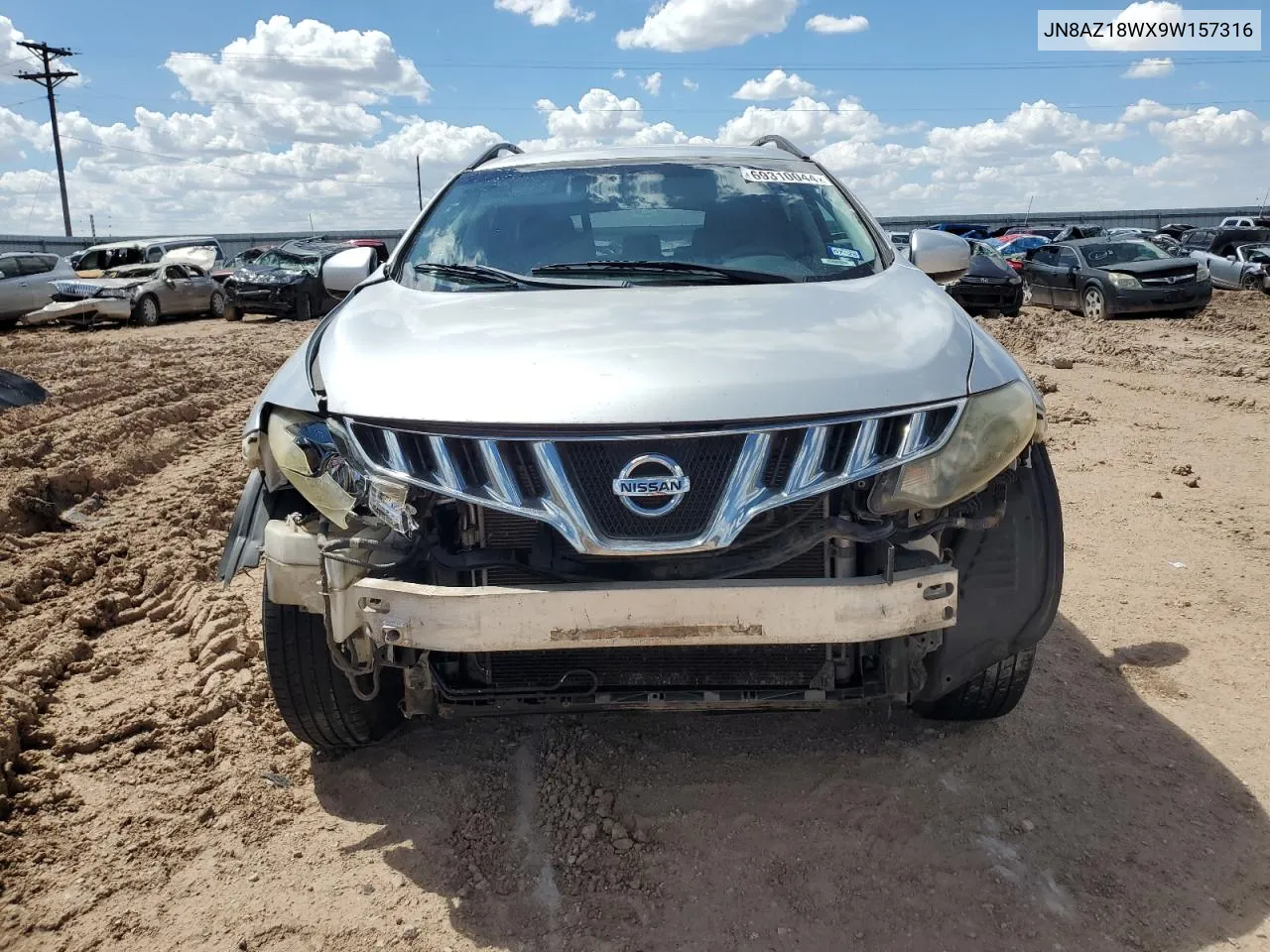 JN8AZ18WX9W157316 2009 Nissan Murano S