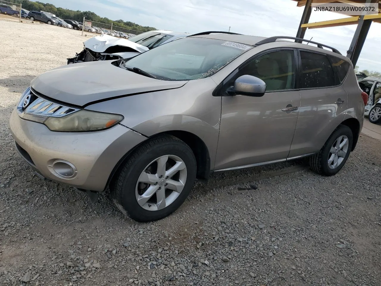 JN8AZ18U69W009372 2009 Nissan Murano S