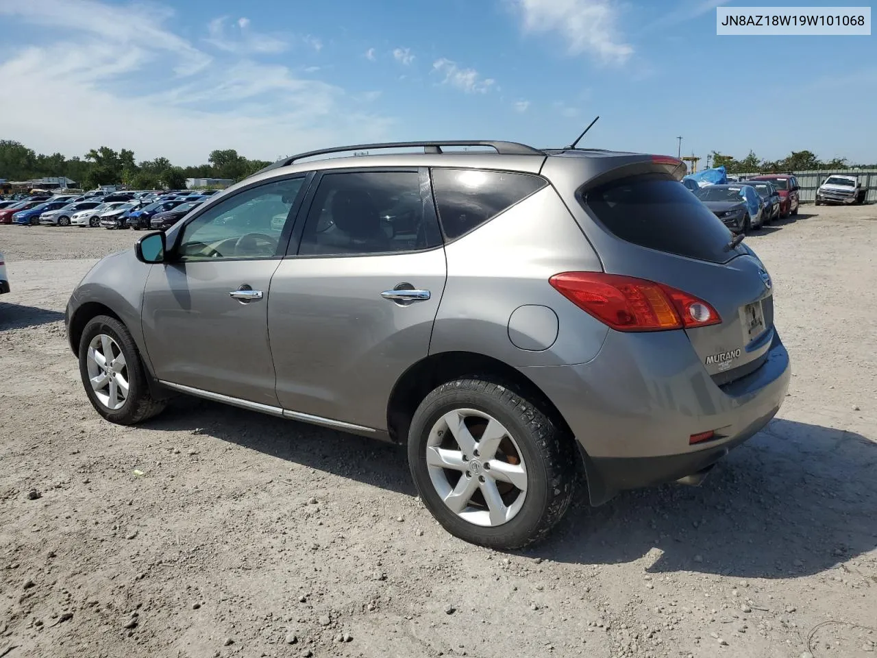 2009 Nissan Murano S VIN: JN8AZ18W19W101068 Lot: 69937314