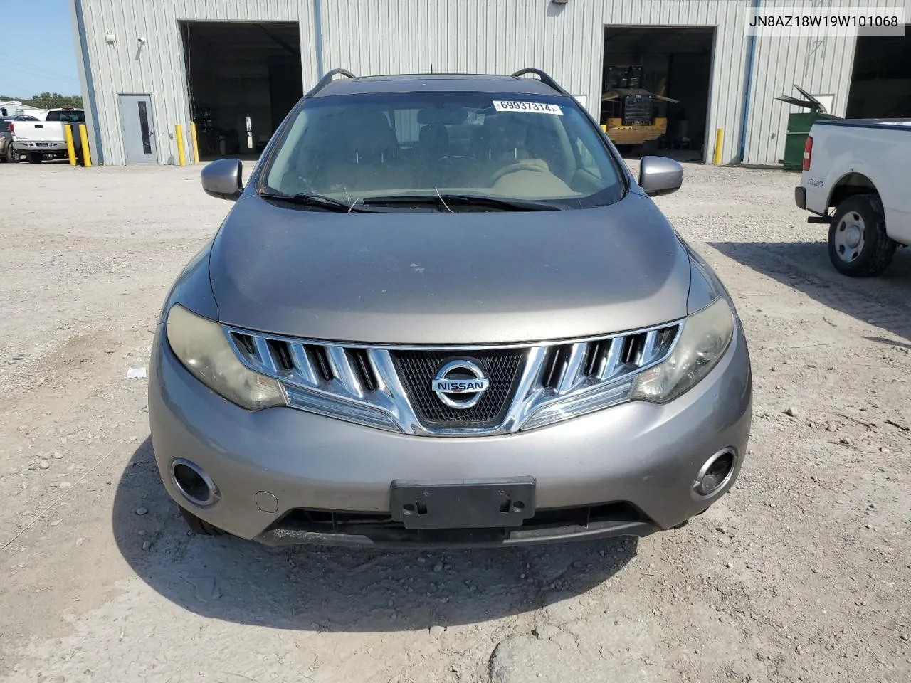 2009 Nissan Murano S VIN: JN8AZ18W19W101068 Lot: 69937314