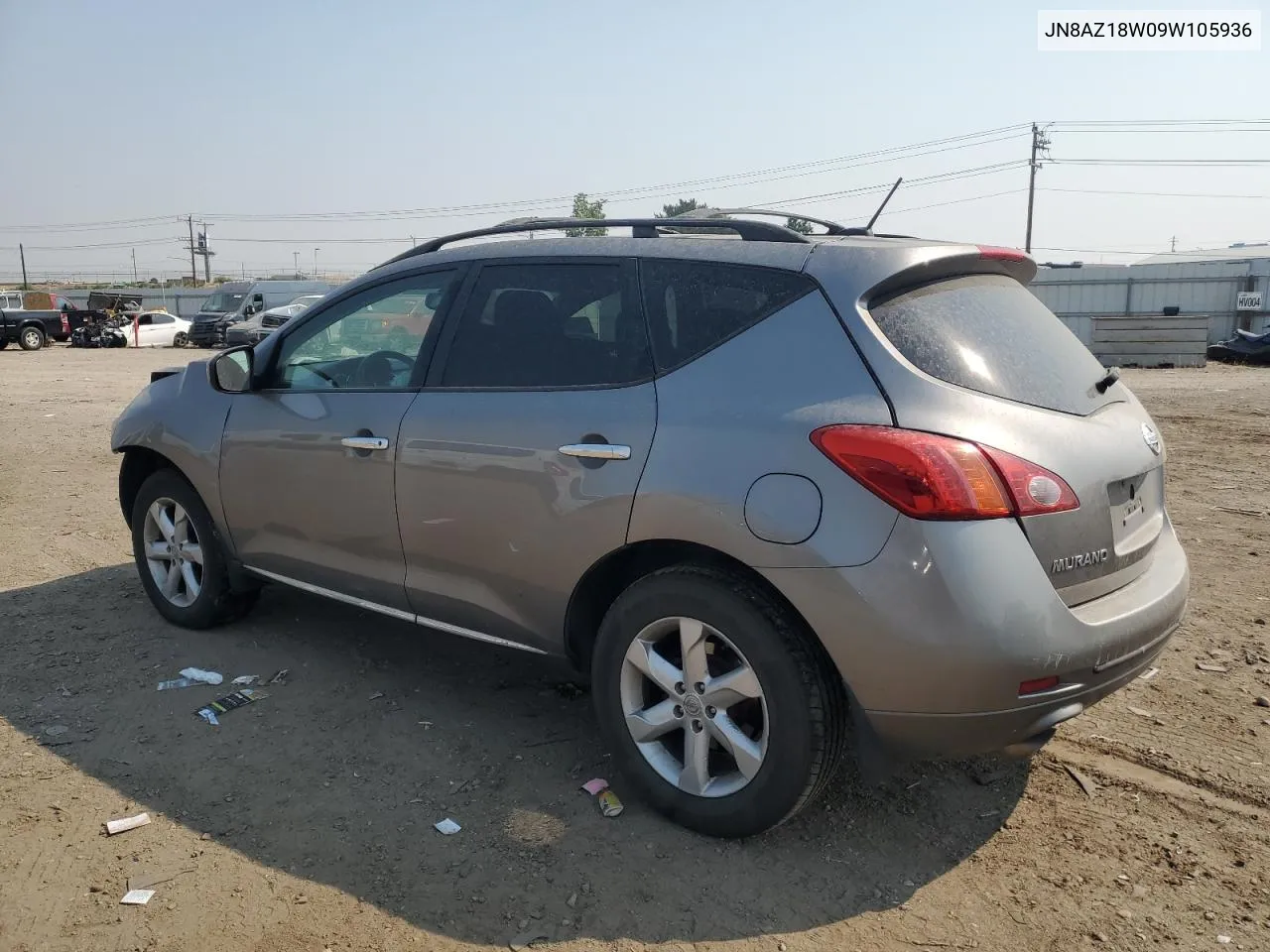 2009 Nissan Murano S VIN: JN8AZ18W09W105936 Lot: 70516784