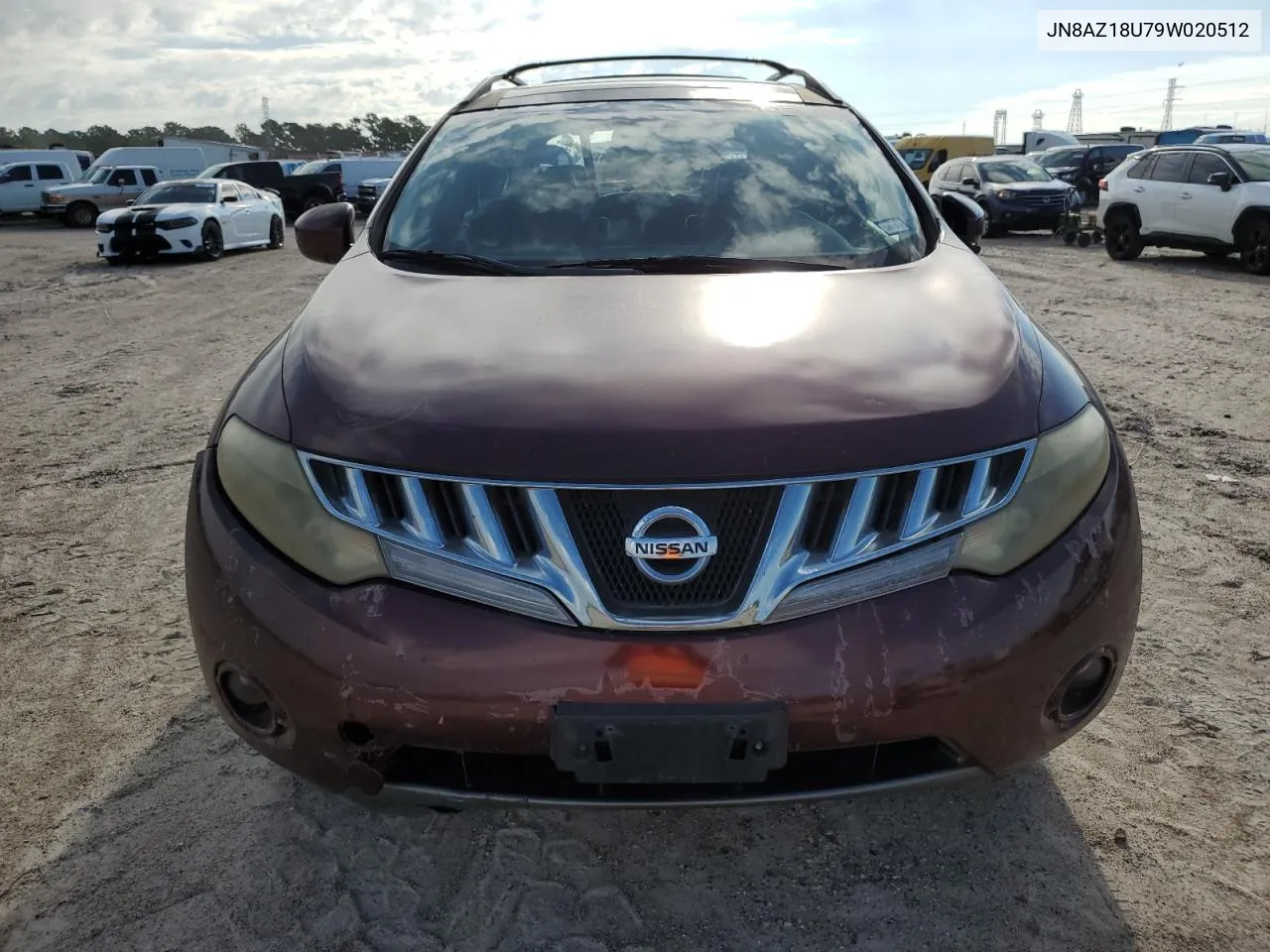 2009 Nissan Murano S VIN: JN8AZ18U79W020512 Lot: 70615924