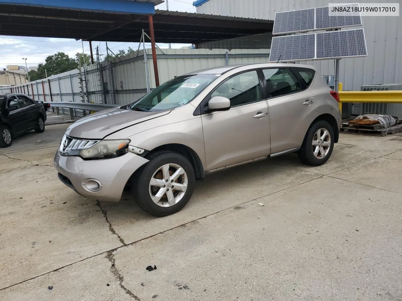 2009 Nissan Murano S VIN: JN8AZ18U19W017010 Lot: 70638724