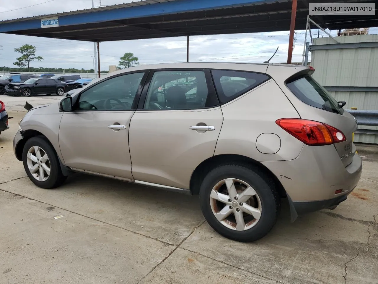 2009 Nissan Murano S VIN: JN8AZ18U19W017010 Lot: 70638724