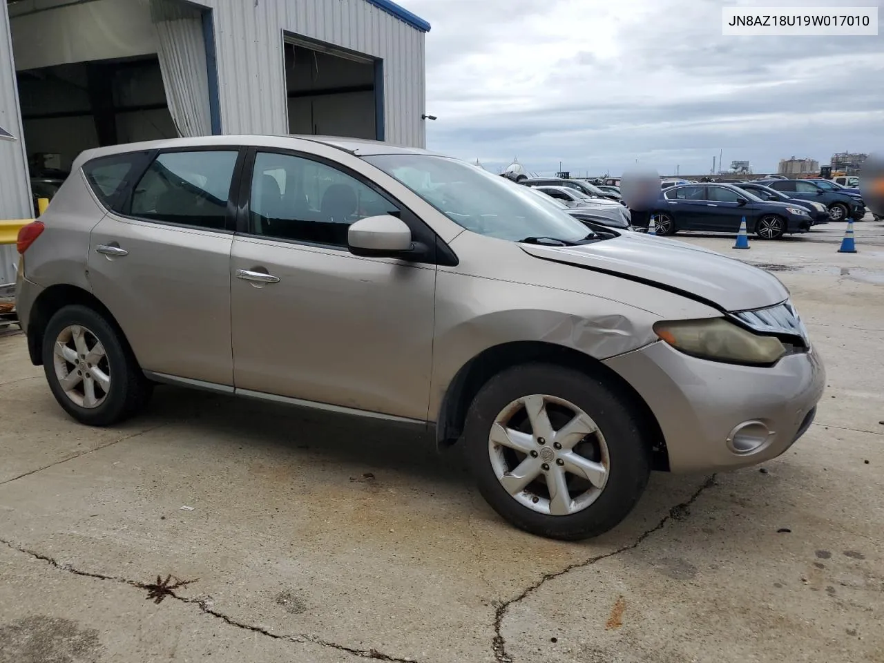 2009 Nissan Murano S VIN: JN8AZ18U19W017010 Lot: 70638724