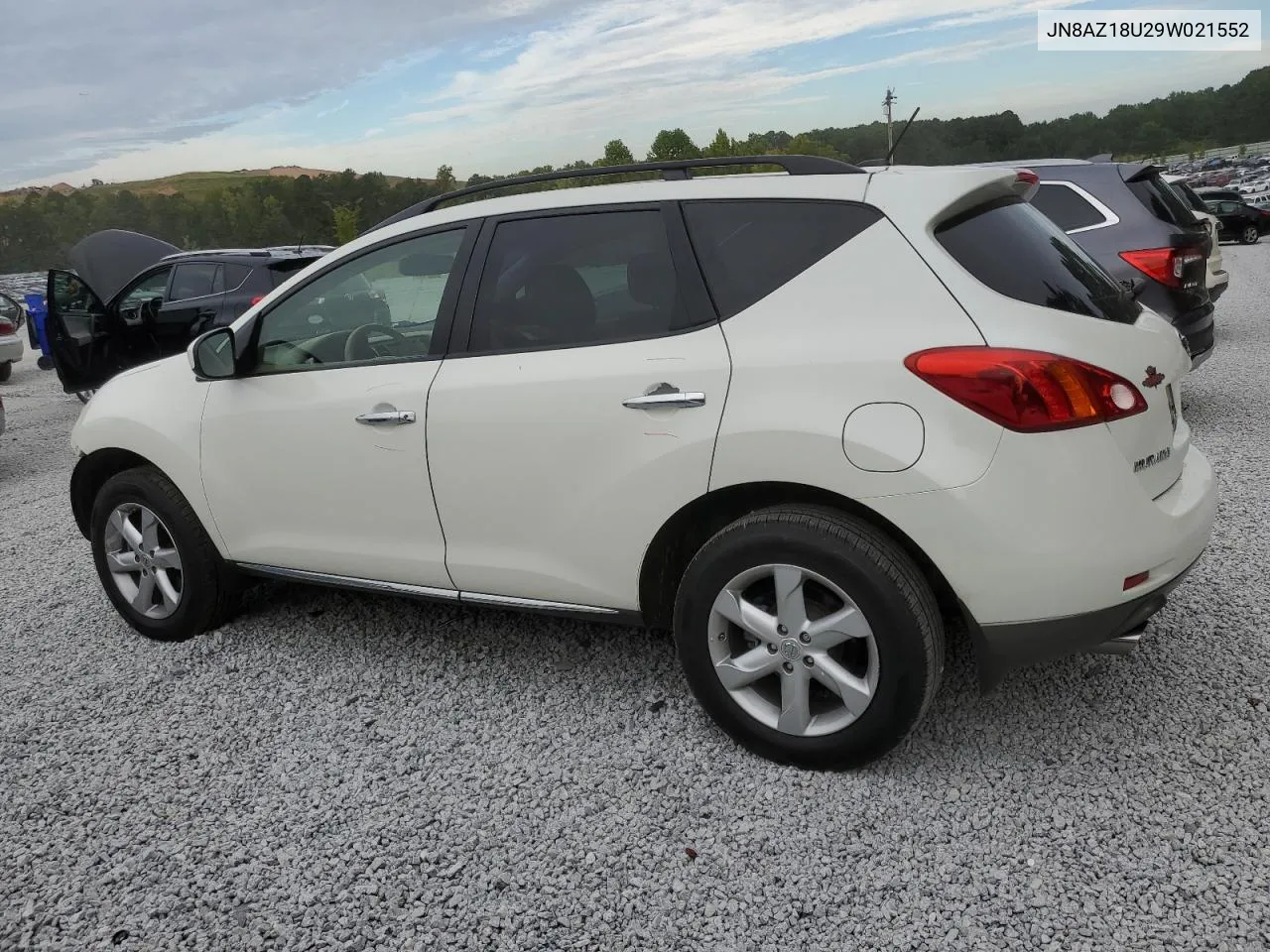 2009 Nissan Murano S VIN: JN8AZ18U29W021552 Lot: 70664824