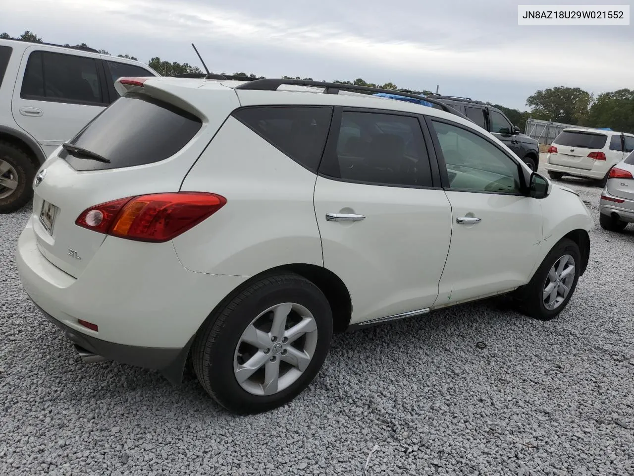 2009 Nissan Murano S VIN: JN8AZ18U29W021552 Lot: 70664824