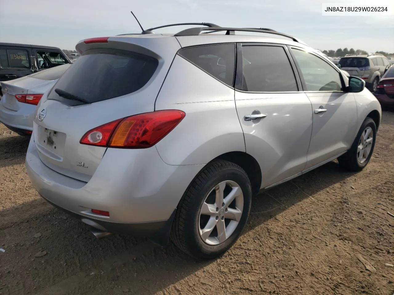 JN8AZ18U29W026234 2009 Nissan Murano S