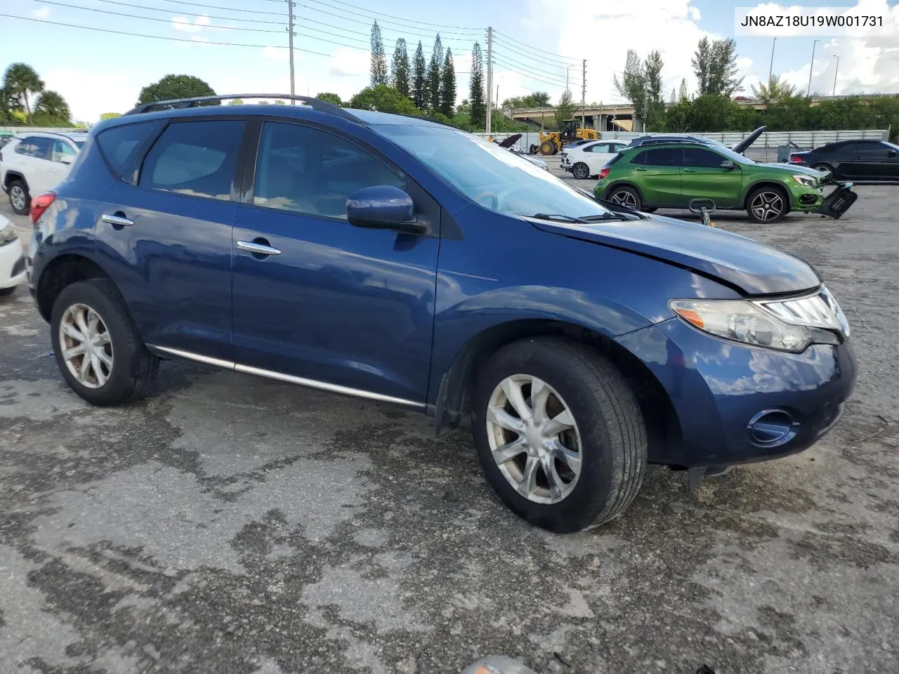 JN8AZ18U19W001731 2009 Nissan Murano S