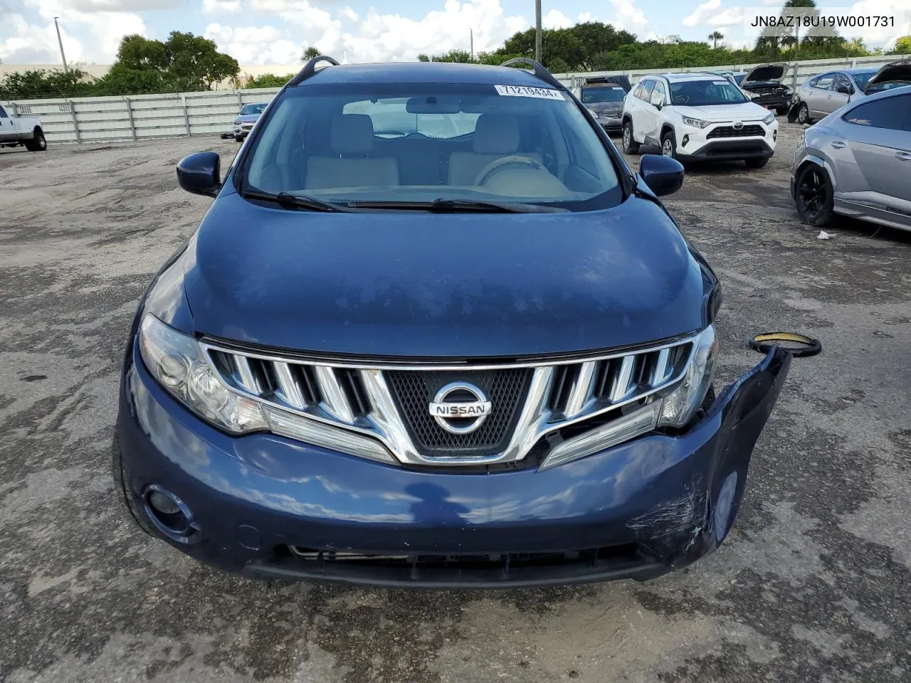 JN8AZ18U19W001731 2009 Nissan Murano S