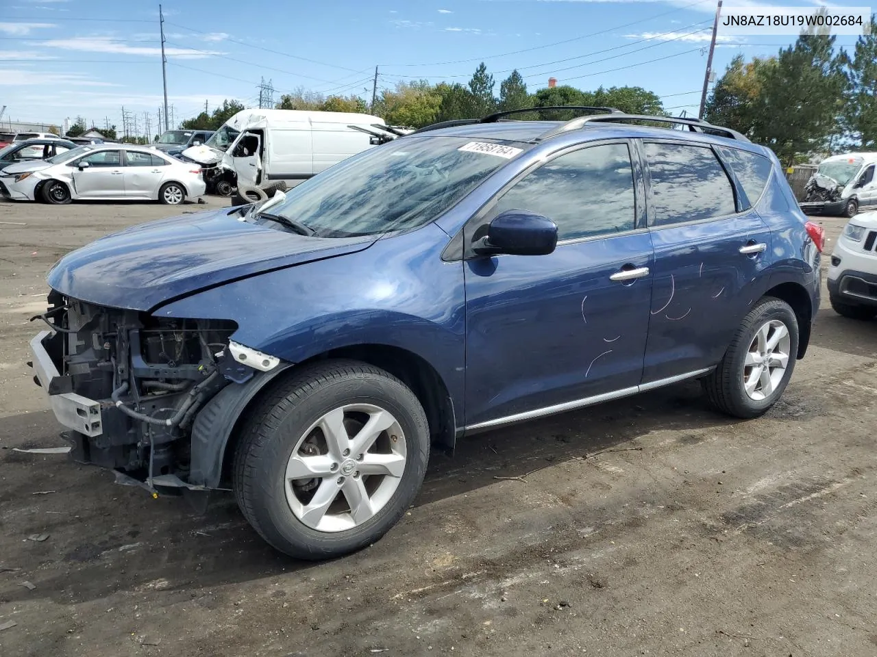 JN8AZ18U19W002684 2009 Nissan Murano S