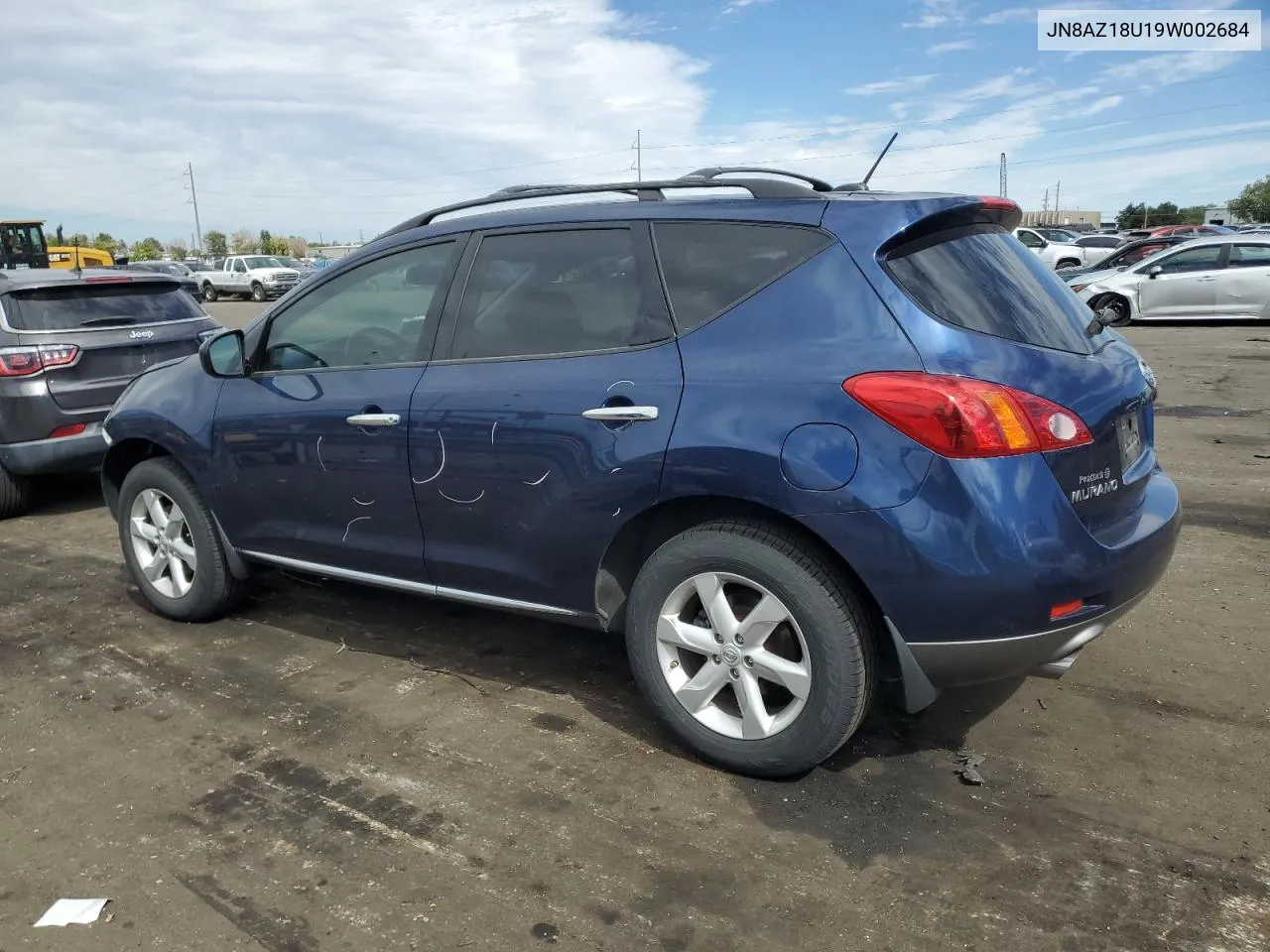 2009 Nissan Murano S VIN: JN8AZ18U19W002684 Lot: 71958764