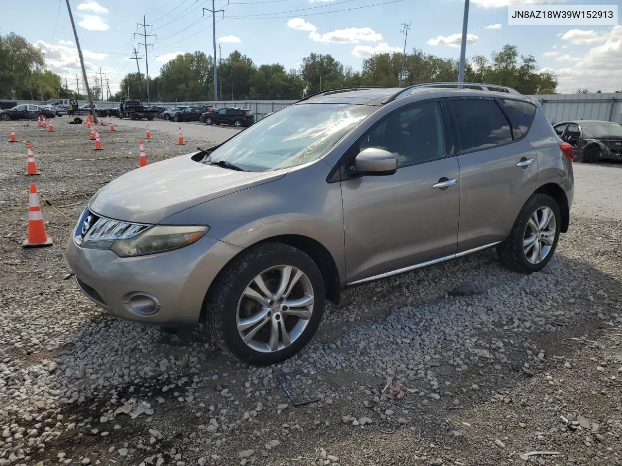 2009 Nissan Murano S VIN: JN8AZ18W39W152913 Lot: 72077194