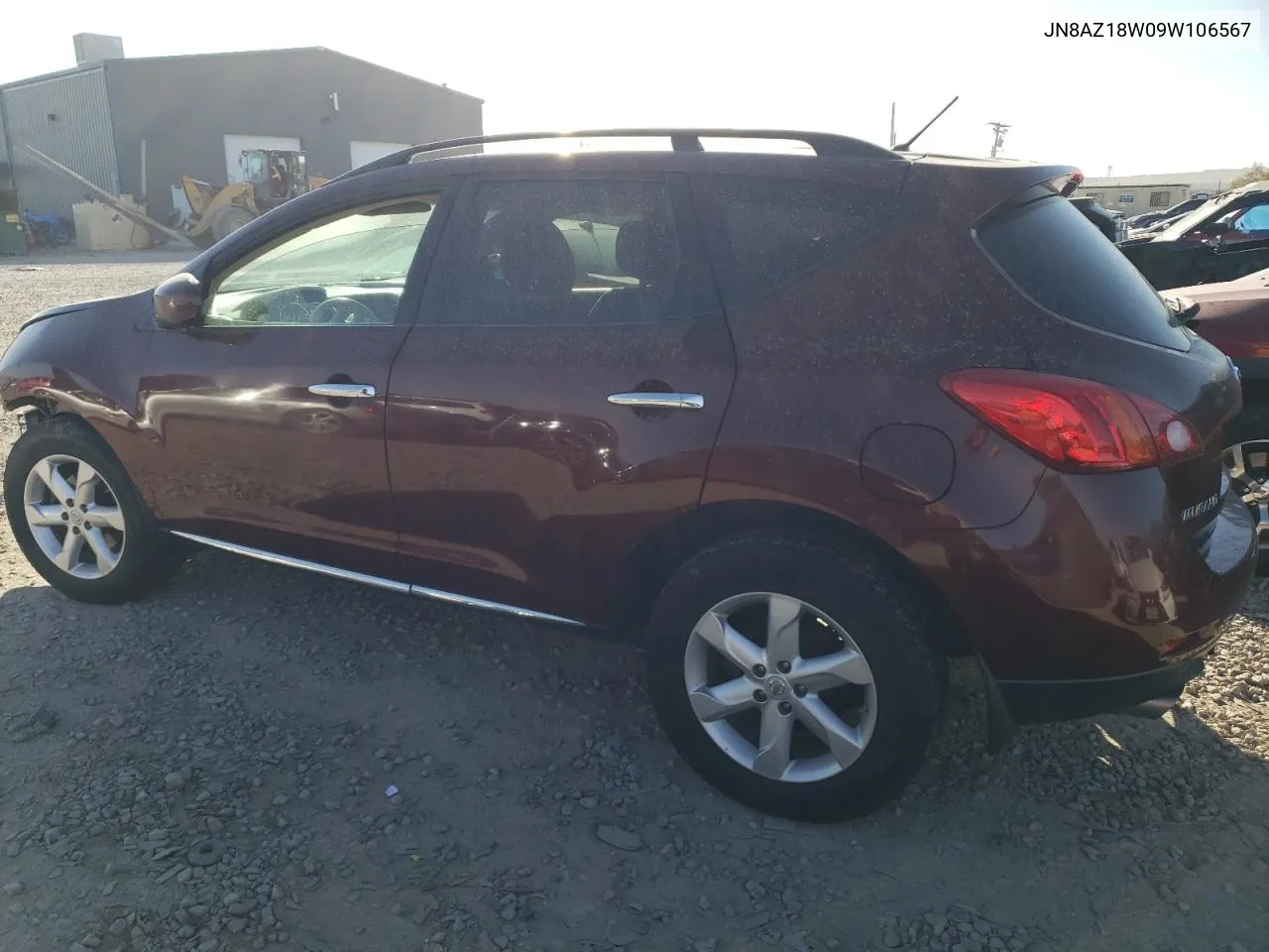 2009 Nissan Murano S VIN: JN8AZ18W09W106567 Lot: 73054083