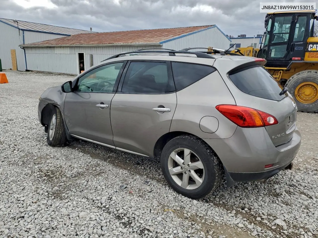 JN8AZ18W99W153015 2009 Nissan Murano S