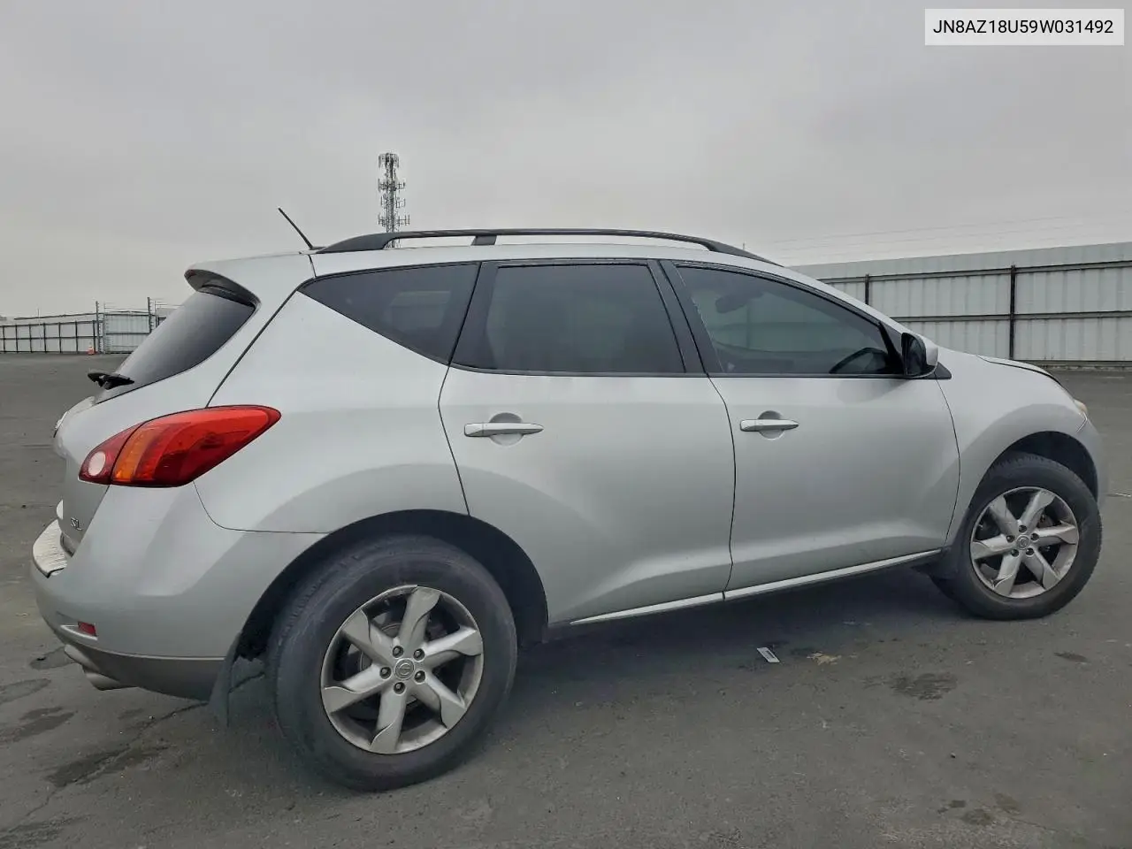 JN8AZ18U59W031492 2009 Nissan Murano S