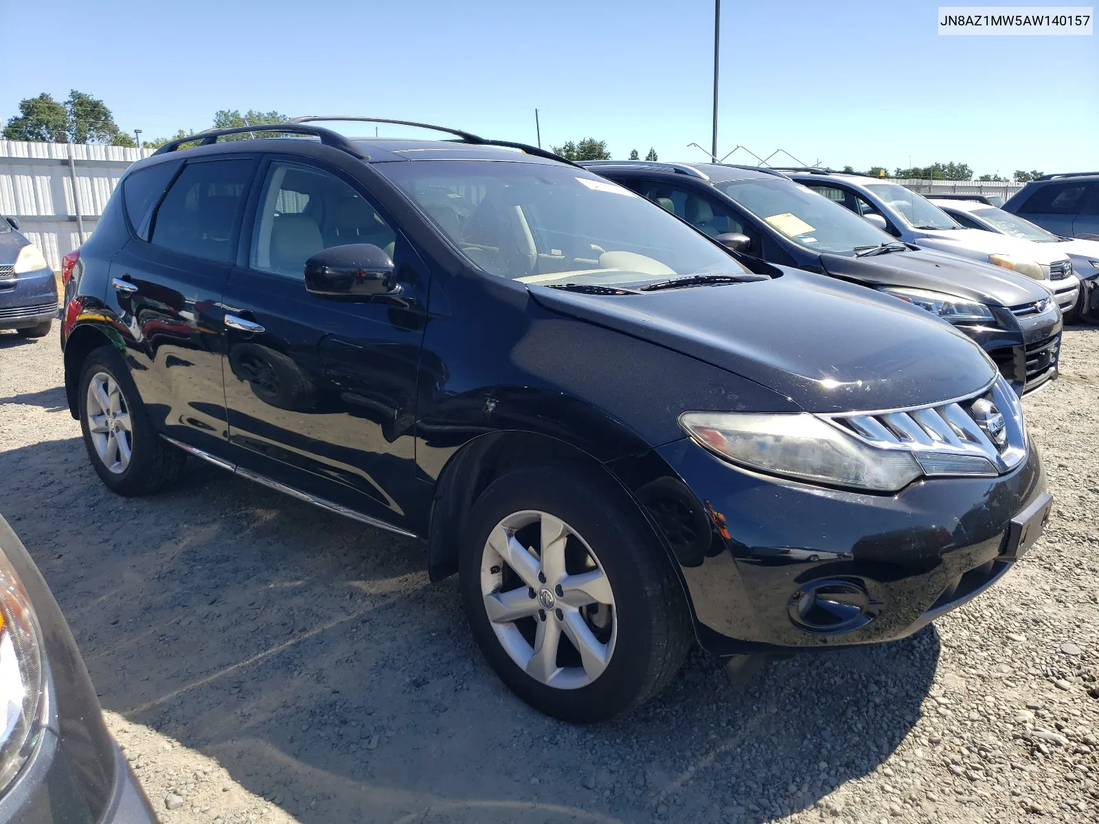 2010 Nissan Murano S VIN: JN8AZ1MW5AW140157 Lot: 54713714