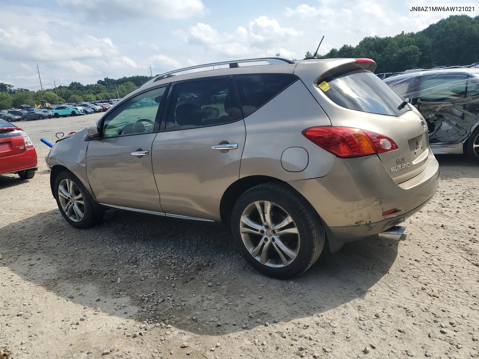 2010 Nissan Murano S VIN: JN8AZ1MW6AW121021 Lot: 62011824