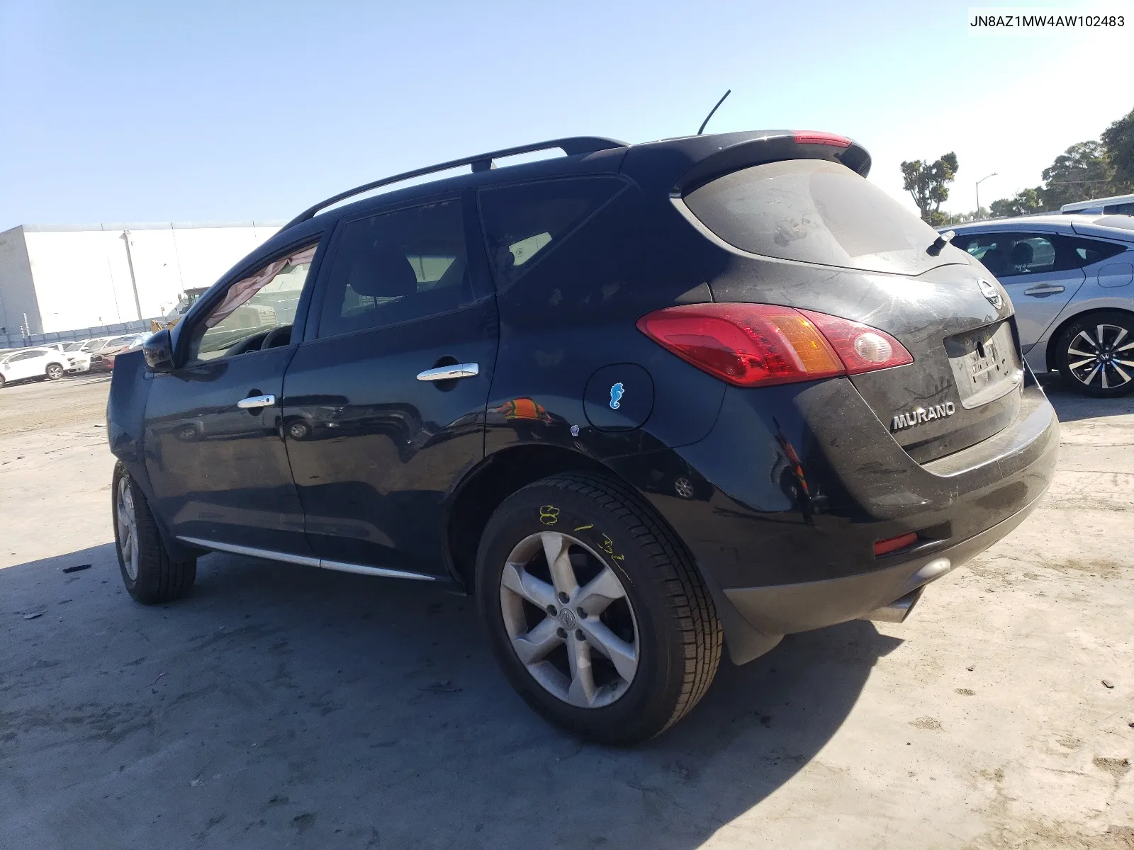 JN8AZ1MW4AW102483 2010 Nissan Murano S