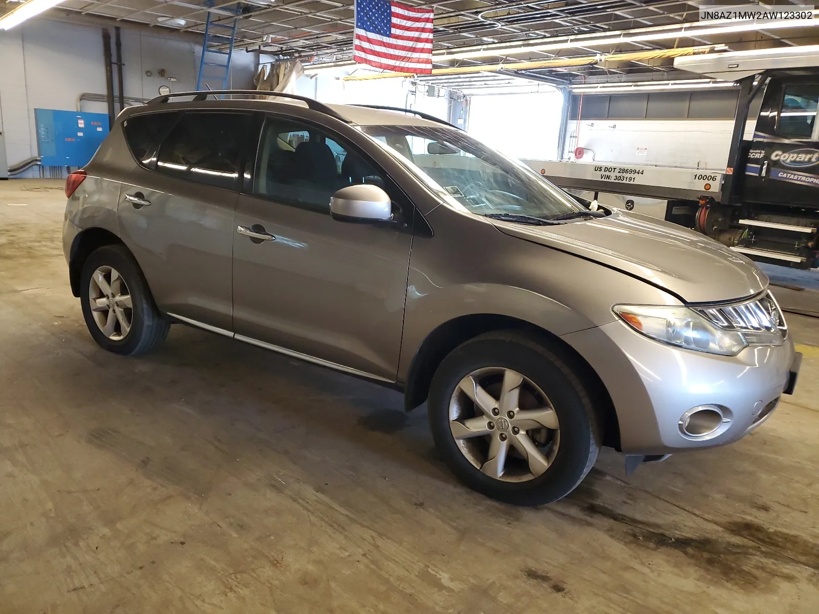 2010 Nissan Murano S VIN: JN8AZ1MW2AW123302 Lot: 65783474