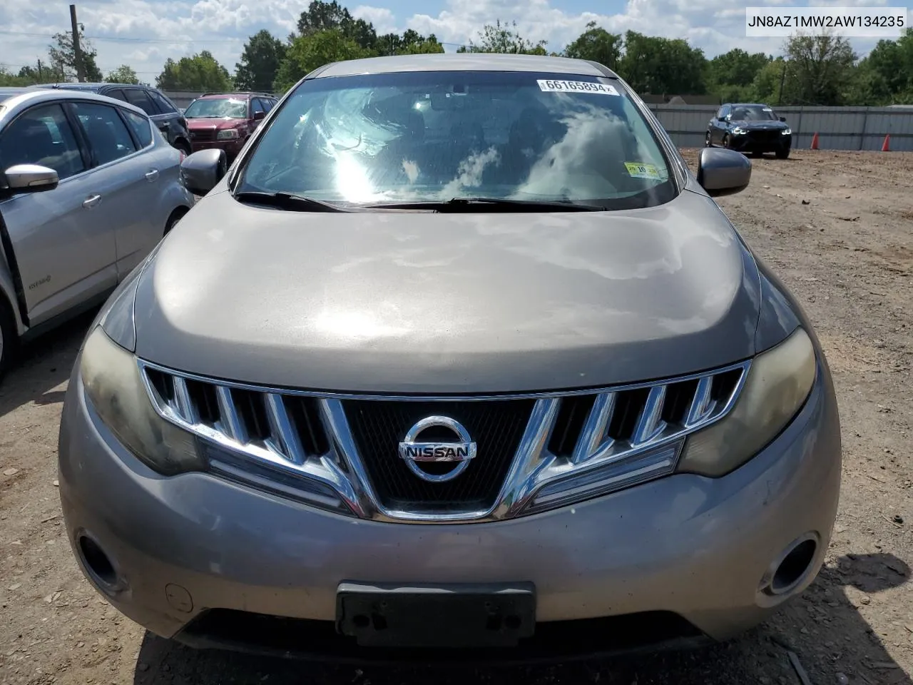 2010 Nissan Murano S VIN: JN8AZ1MW2AW134235 Lot: 66165894