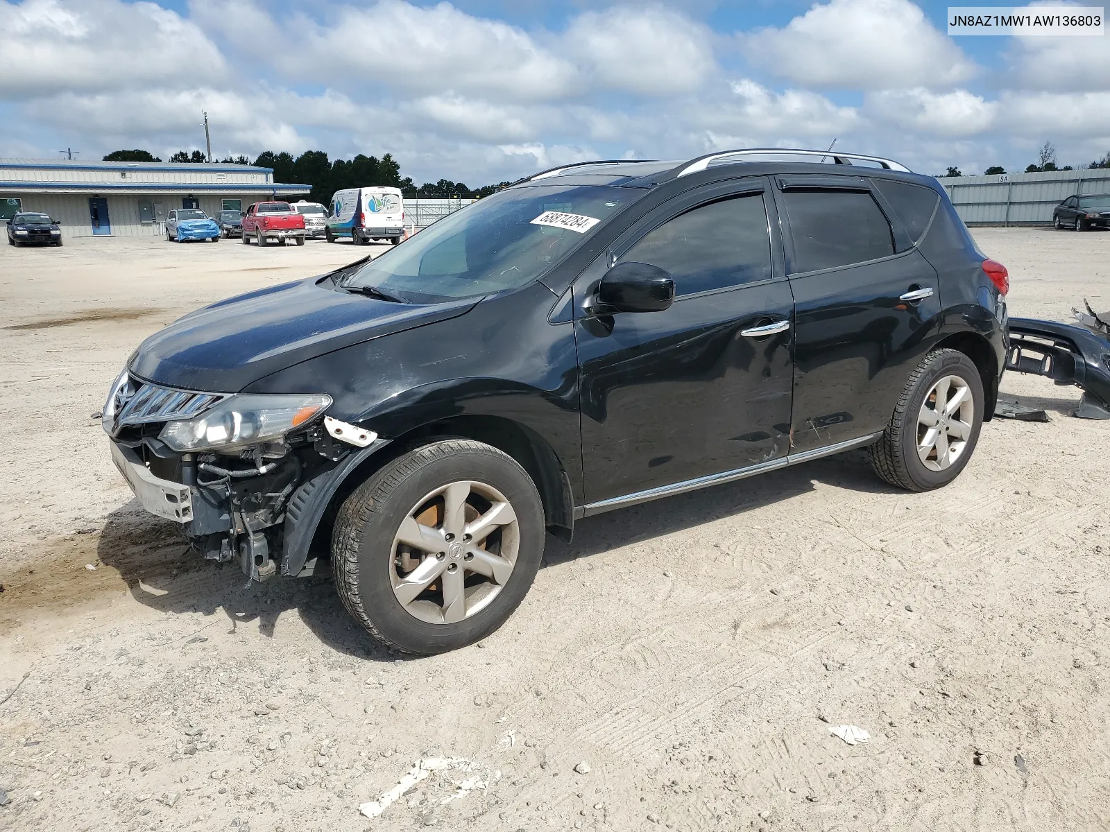 2010 Nissan Murano S VIN: JN8AZ1MW1AW136803 Lot: 68874284