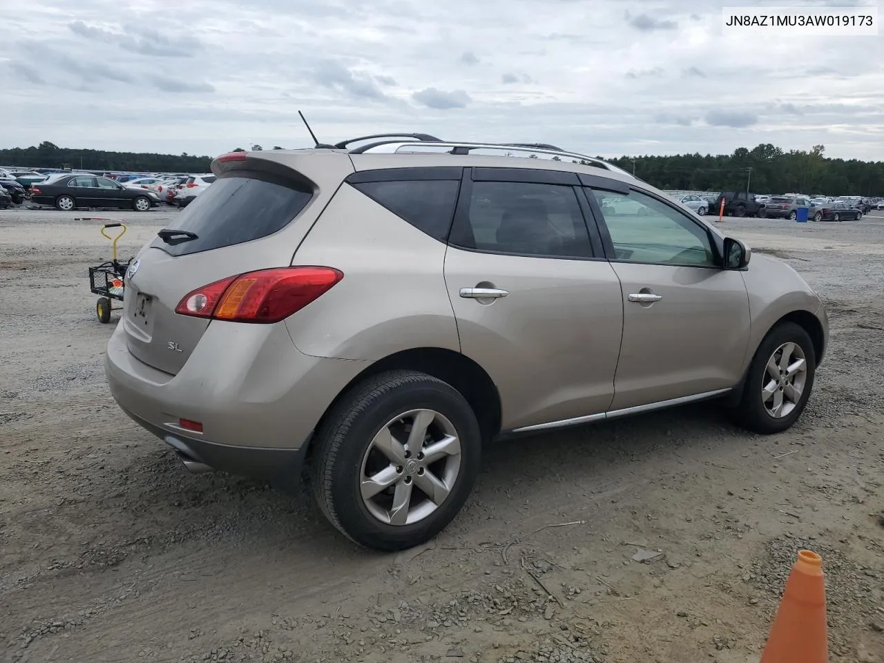 2010 Nissan Murano S VIN: JN8AZ1MU3AW019173 Lot: 70690744