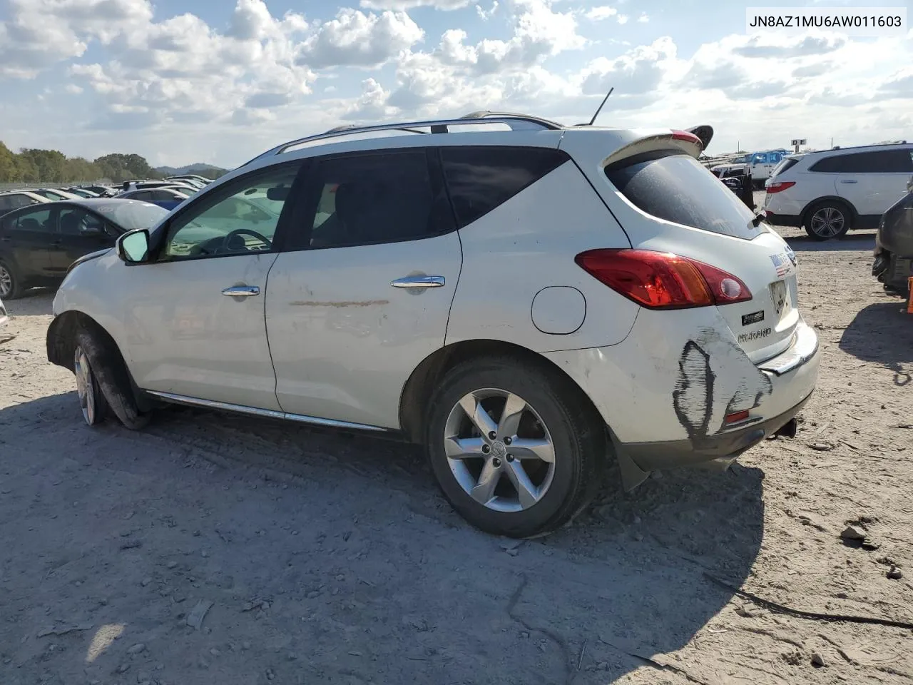 2010 Nissan Murano S VIN: JN8AZ1MU6AW011603 Lot: 71615624