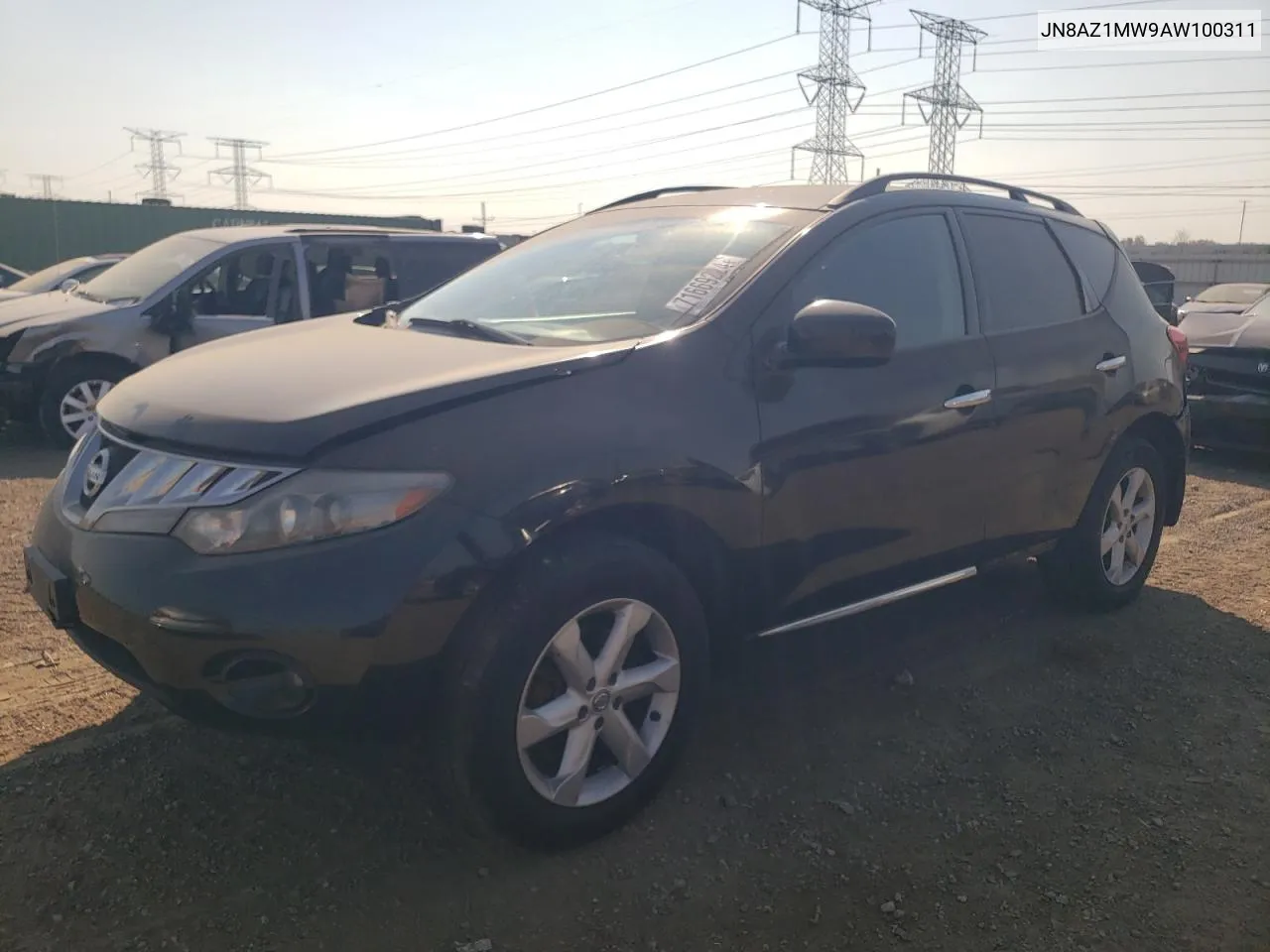 2010 Nissan Murano S VIN: JN8AZ1MW9AW100311 Lot: 71669224