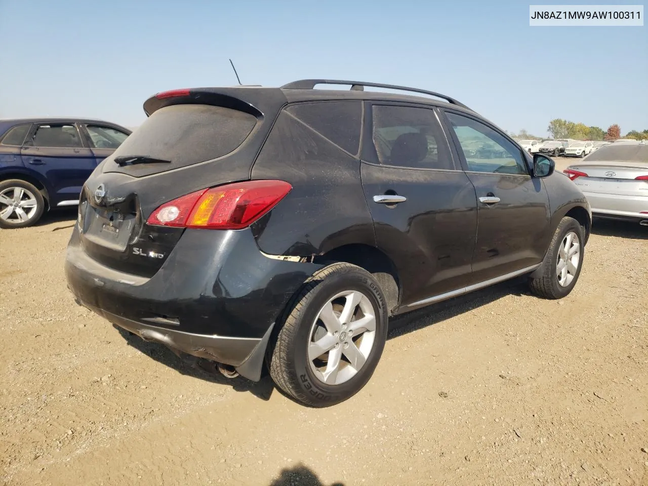 2010 Nissan Murano S VIN: JN8AZ1MW9AW100311 Lot: 71669224