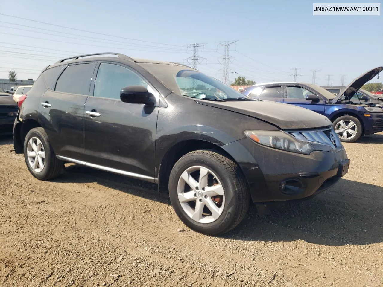 2010 Nissan Murano S VIN: JN8AZ1MW9AW100311 Lot: 71669224