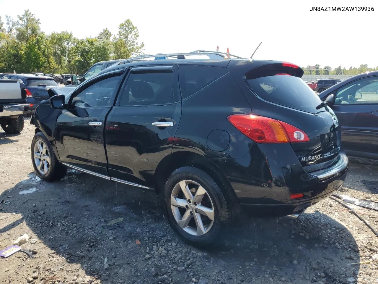 2010 Nissan Murano S VIN: JN8AZ1MW2AW139936 Lot: 71957184