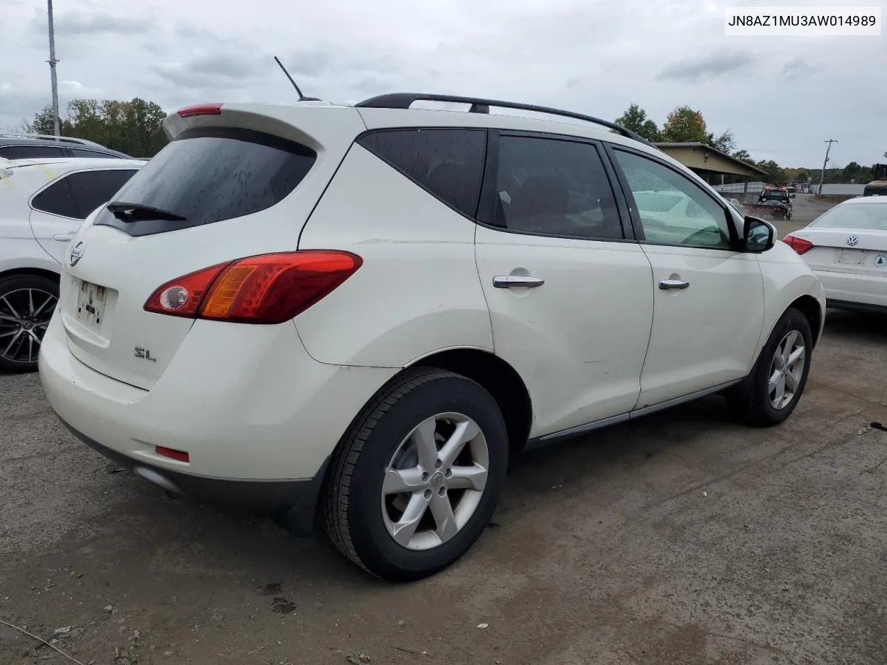 2010 Nissan Murano S VIN: JN8AZ1MU3AW014989 Lot: 72732704