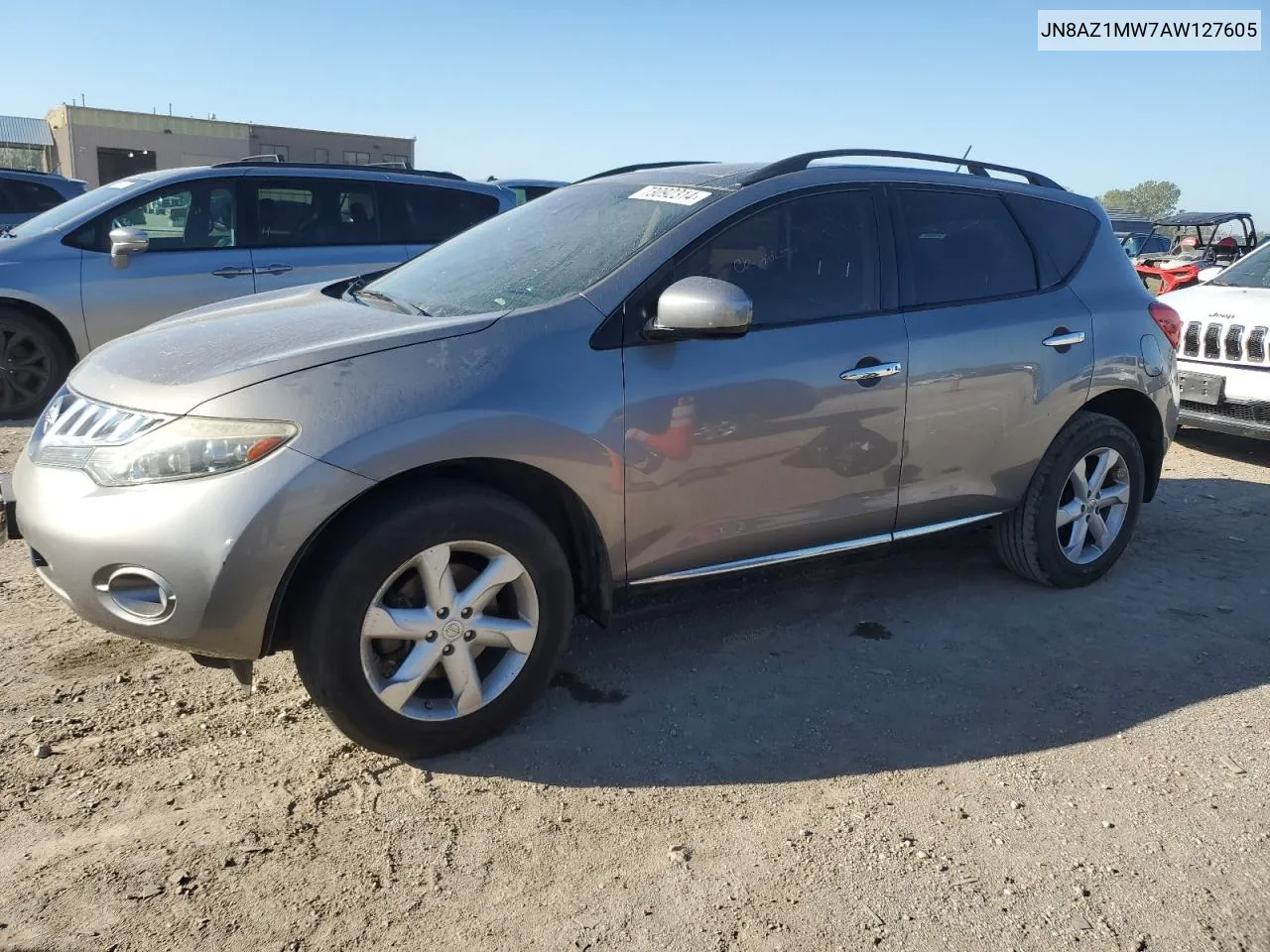 2010 Nissan Murano S VIN: JN8AZ1MW7AW127605 Lot: 73092314