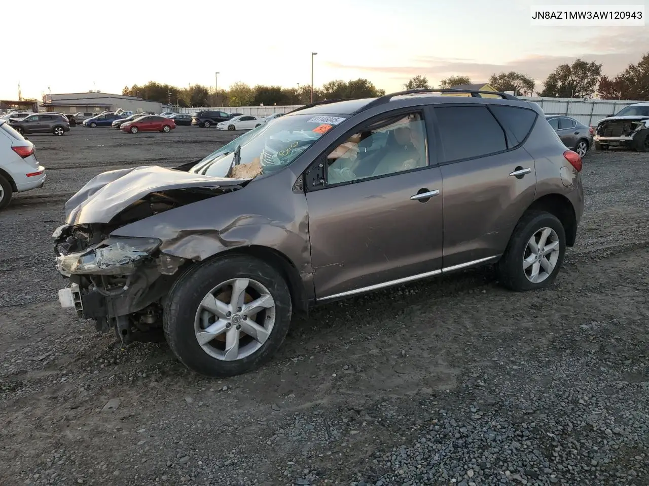 JN8AZ1MW3AW120943 2010 Nissan Murano S