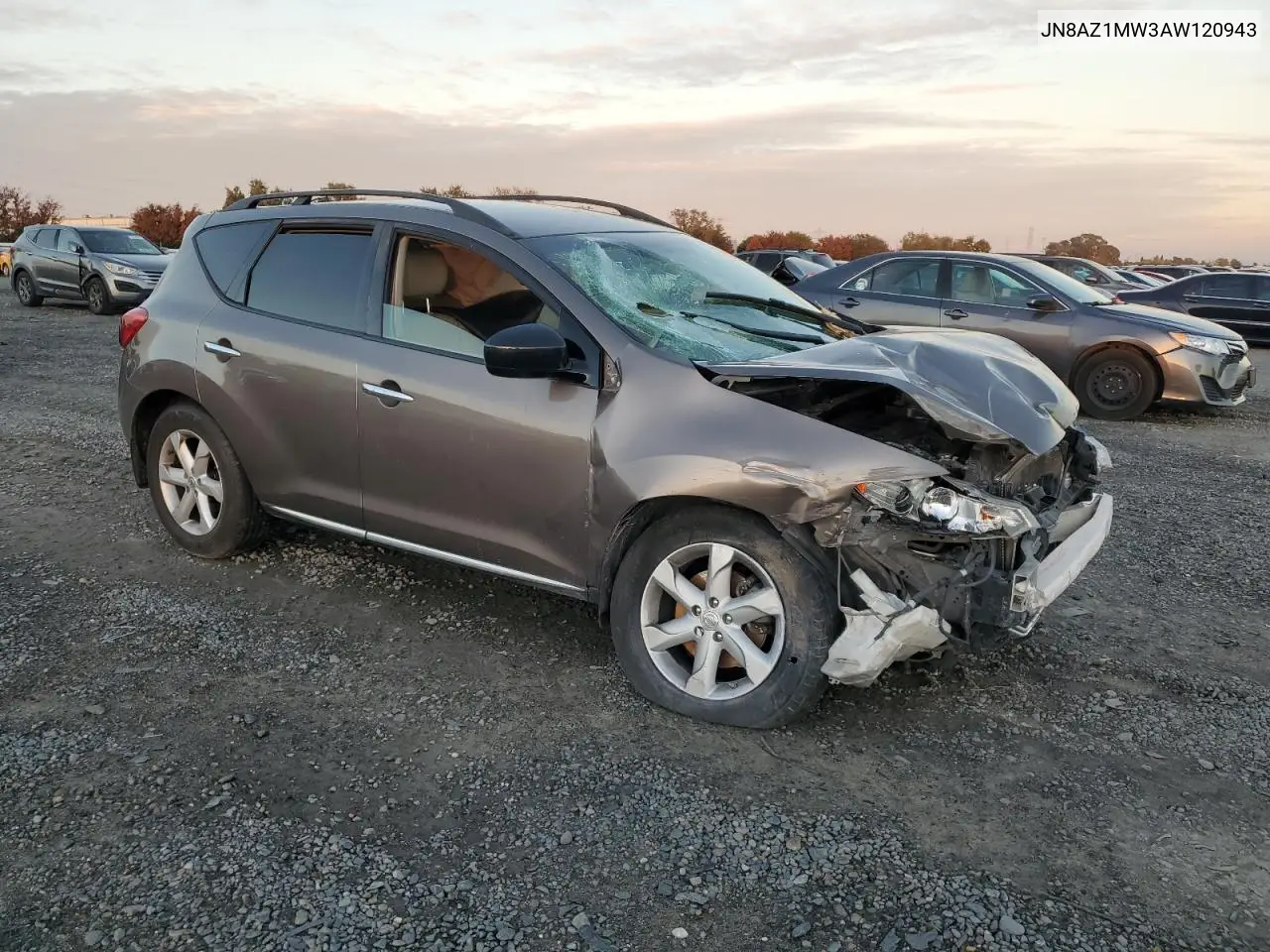 JN8AZ1MW3AW120943 2010 Nissan Murano S
