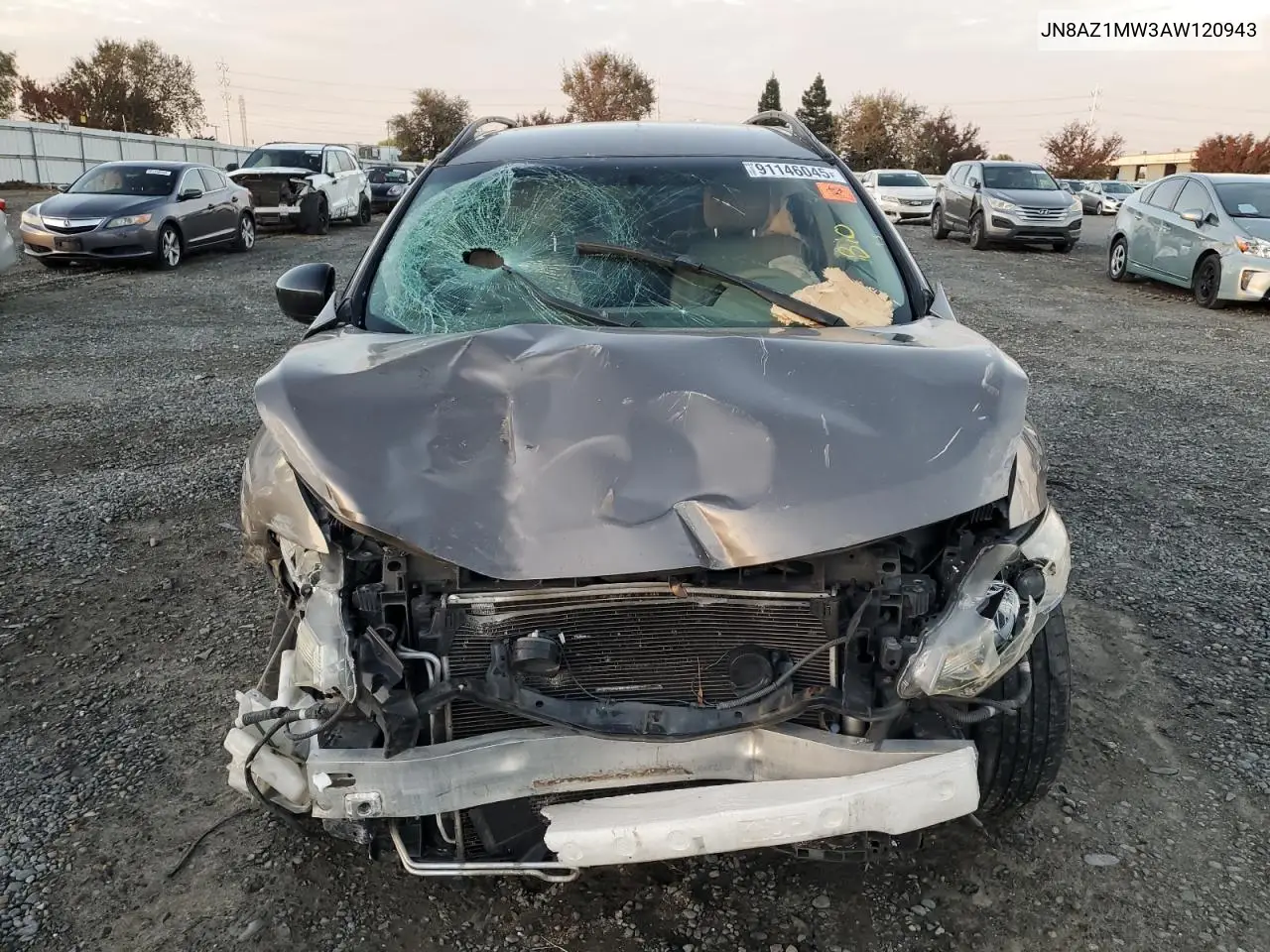 JN8AZ1MW3AW120943 2010 Nissan Murano S