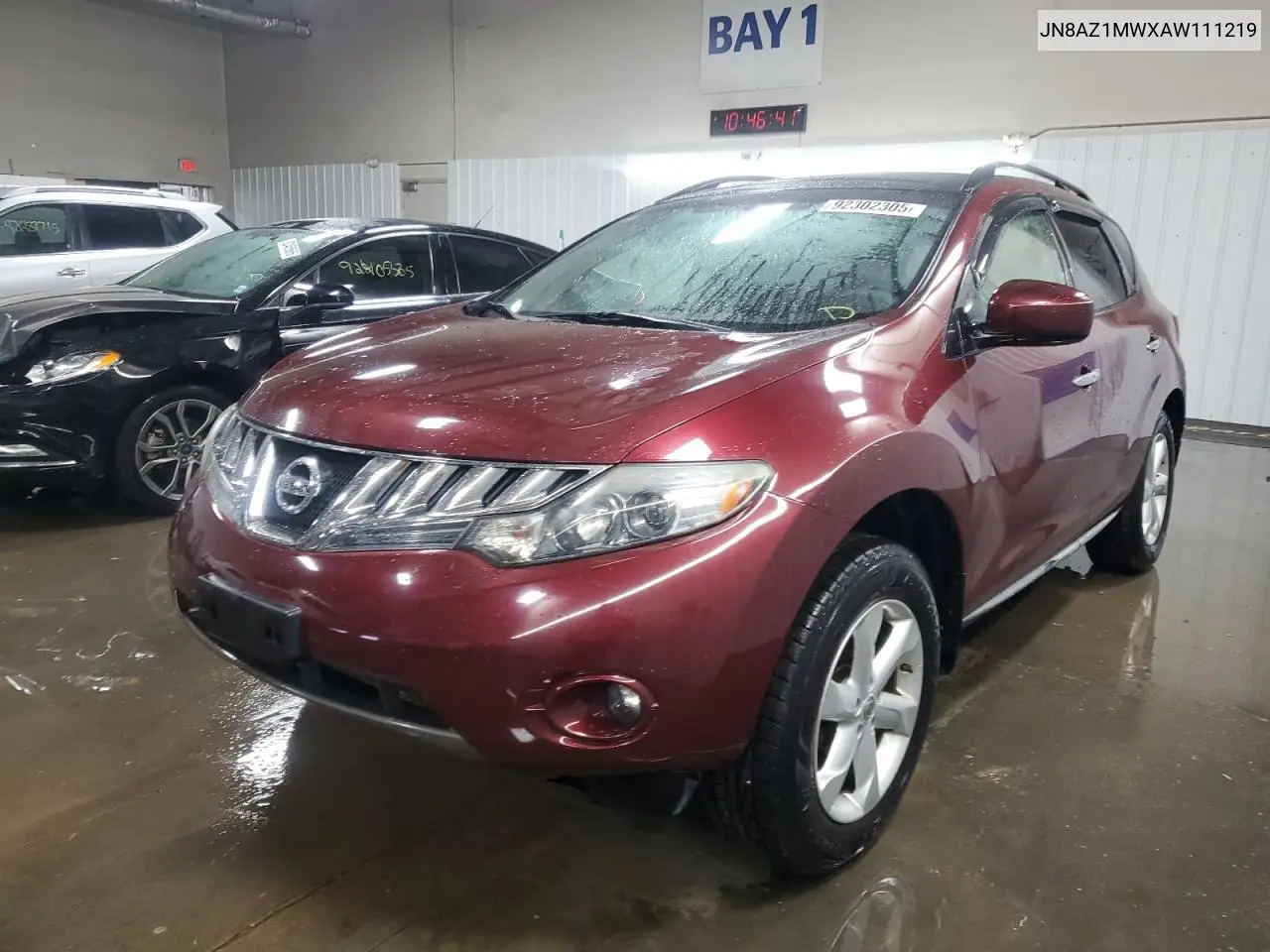JN8AZ1MWXAW111219 2010 Nissan Murano S
