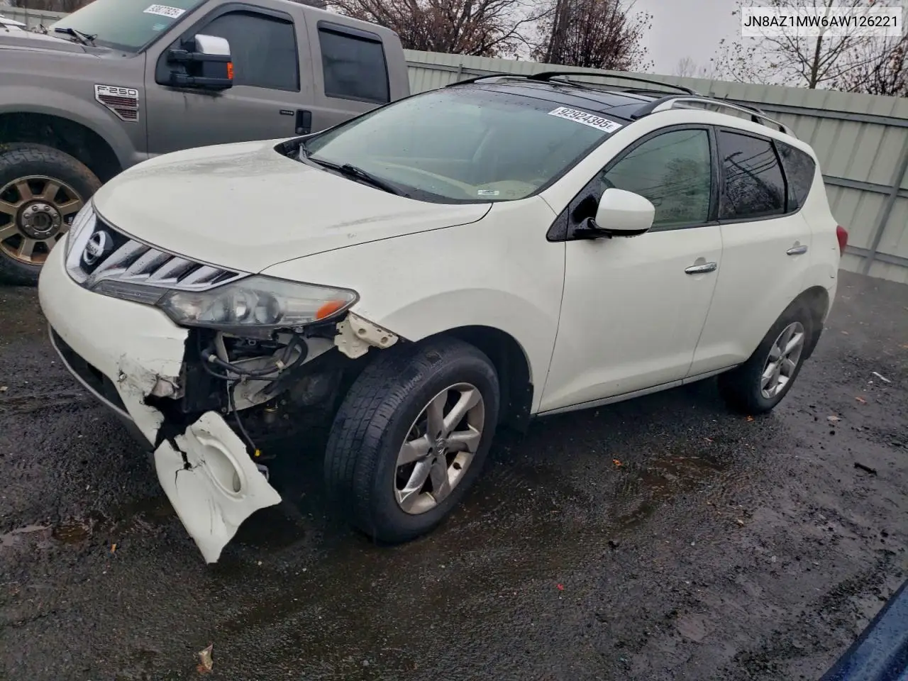 JN8AZ1MW6AW126221 2010 Nissan Murano S