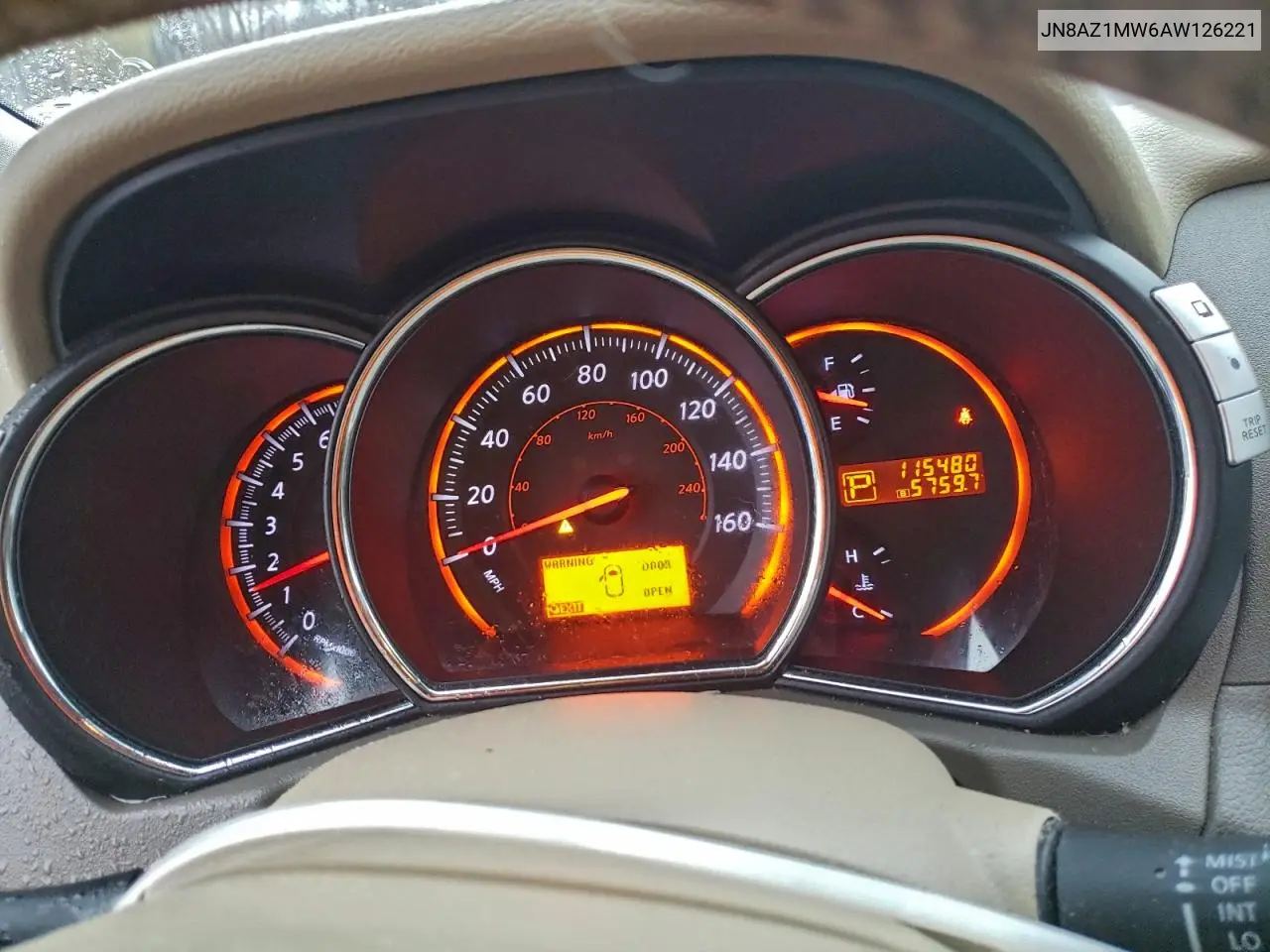 JN8AZ1MW6AW126221 2010 Nissan Murano S