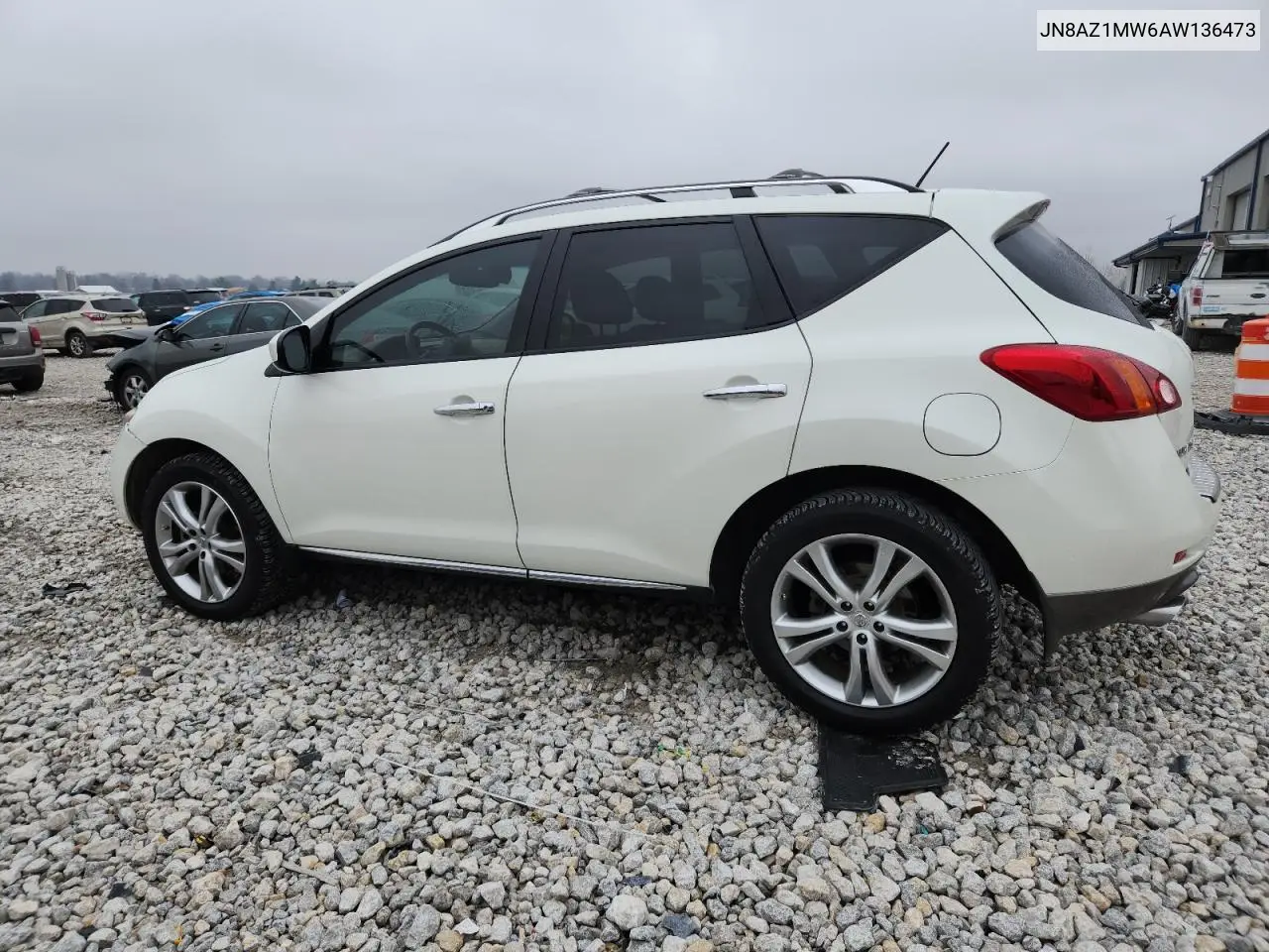 JN8AZ1MW6AW136473 2010 Nissan Murano S