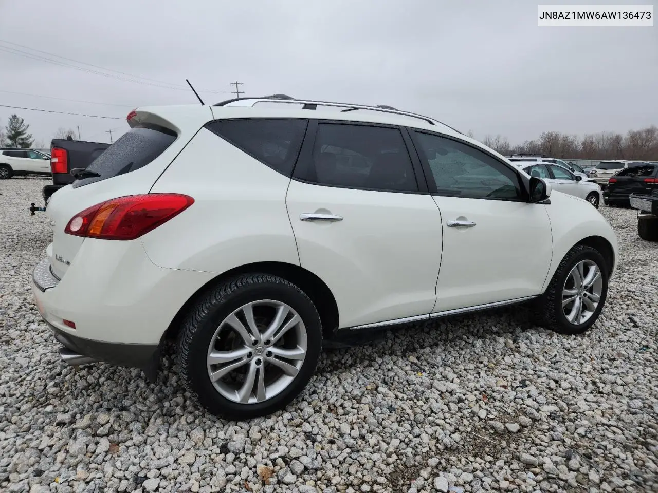 JN8AZ1MW6AW136473 2010 Nissan Murano S