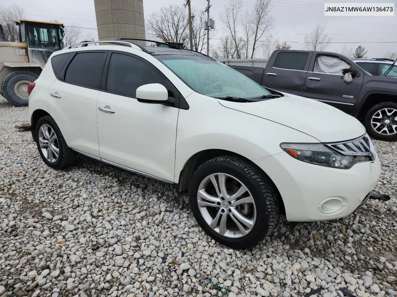 JN8AZ1MW6AW136473 2010 Nissan Murano S