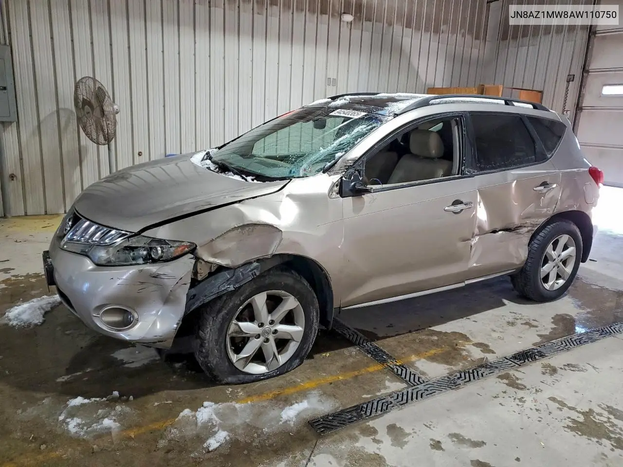 JN8AZ1MW8AW110750 2010 Nissan Murano S